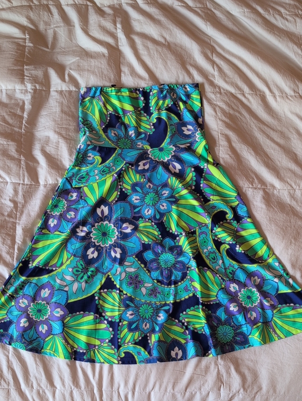 Southwind Apparel Floral Fit-and-Flare Skirt/Dress w/ Pockets